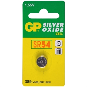 GP knoopcel batterij SR54 / GP389 / zilveroxide / 1 stuk