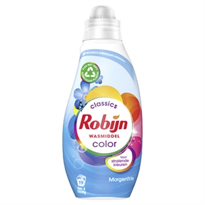 Robijn Klein & Krachtig Vloeibaar Wasmiddel / Morgenfris / 665ml / 19 wasbeurten