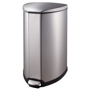 EKO Grace pedaalemmer | metaal | mat RVS | 35 liter