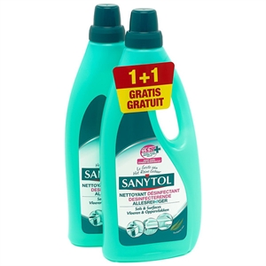 Sanytol Allesreiniger / Eucalyptus / 1 liter / 2 stuks