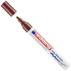 Edding 750 paint marker / bruin / ronde punt / 2-4 mm