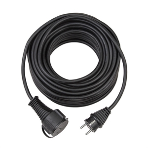 Brennenstuhl 1161420 verlengsnoer / rubber / 5 meter / zwart