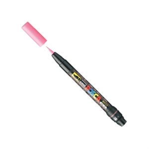 POSCA brush PCF-350 verfmarker / roze / penseel punt / 1 mm
