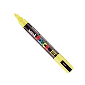 POSCA PC-5M verfmarker / geel / ronde punt / 1,8 - 2,5 mm