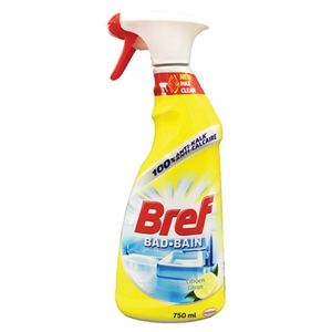 Bref badkamerreiniger spray / citroen / 750 ml