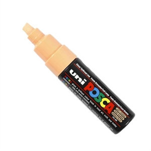 POSCA PC-8K verfmarker / zalmroze / beitel punt / 8 mm