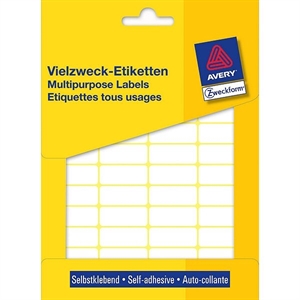 Avery Zweckform 3319 multifunctionele etiketten / wit / 29 mm x 18 mm / 960 etiketten