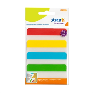 Stick'n indextabs sterk / 38 x 76 mm / 4 x 6 tabs