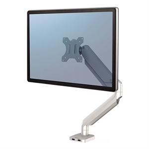 Fellowes 8056401 Platinum Series monitorarm | 1 monitor | tot 32 inch | zilver | tot 8 kilo