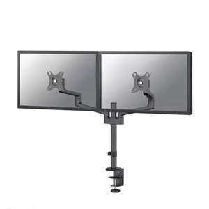 Neomounts Next Lite ruimtebesparende monitorarm / 2 monitoren / 17-27 inch / zwart / tot 8 kg