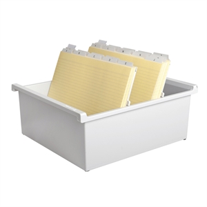 HAN 954-0-11 kaartenbak / A4 / polystyreen / lichtgrijs / tot 1300 kaarten