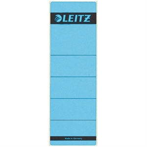 Leitz 1642 rugetiketten / blauw / zelfklevend / breed / 61 mm x 191 mm / 10 etiketten