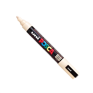 POSCA PC-5M verfmarker / beige / ronde punt / 1,8 - 2,5 mm
