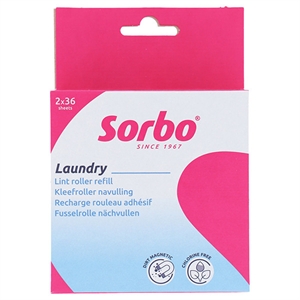 Sorbo Kleefroller Navulling / 36 vel /  2 stuks