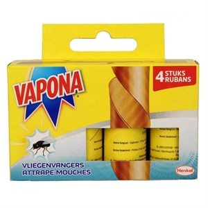 Vapona vliegenvangers / 4 stuks
