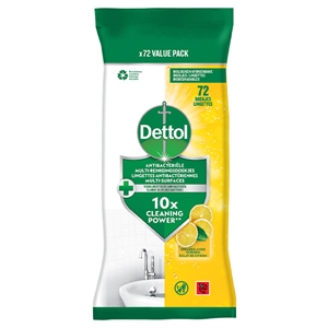 Dettol schoonmaakdoekjes / Citrus / 72 stuks