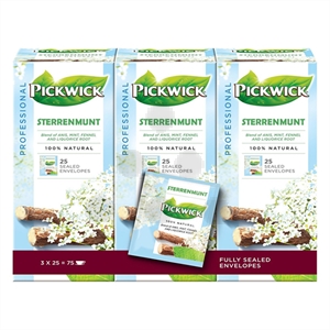Pickwick Professional Sterrenmunt thee / 3 x 25 stuks