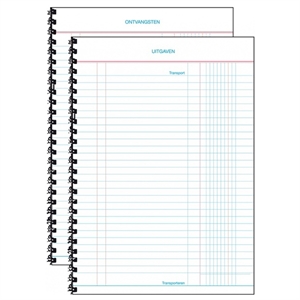 Sigel Expres kasboek / A5 / spiraal gebonden