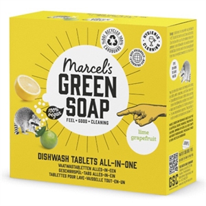 Marcel's Green Soap All-In-One vaatwastabletten / Lemon / 25 tabs