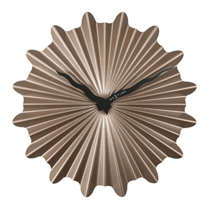 NeXtime NE-3286GO Sunny wandklok / metaal / goud / 40 cm