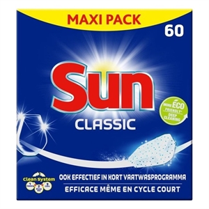 Sun Classic vaatwastabletten / 60 tabs