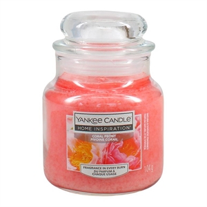 Yankee Candle Home Inspiration geurkaars / Coral Peony / Small Jar / 104 g