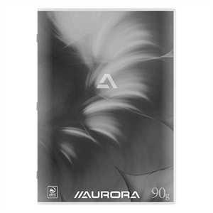 Aurora 36MT/GRIS schrift / A4 / gelinieerd / 90 gr. / 36 vel / grijs