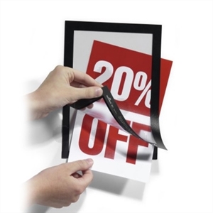Durable Duraframe informatiekader / A5 / zwart / magnetisch / 2 stuks