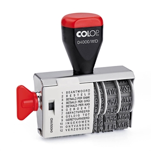 Colop 04000 tekst- en datumstempel / niet zelfinktend