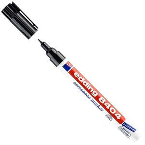 Edding 8404 aerospace marker / zwart / ronde punt / 0,75 mm