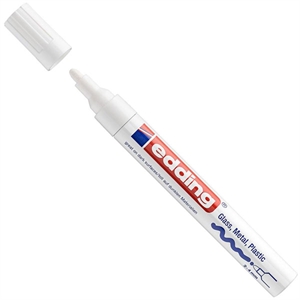 Edding 750 paint marker / wit / ronde punt / 2-4 mm