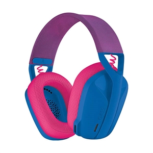 Logitech G435 gaming headset / draadloos / blauw