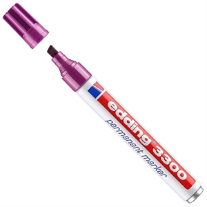 Edding 3300 permanent marker / magenta / beitelvormige punt / 1-5 mm
