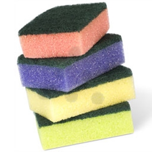 Schuursponsjes / 10 stuks