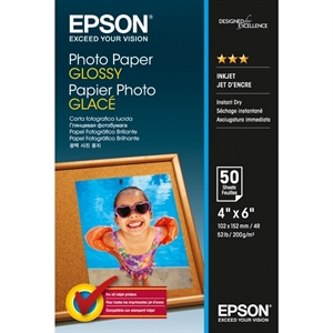 Epson S042547 fotopapier / glanzend / 10 x 15 cm / 200 gr. / 50 vel