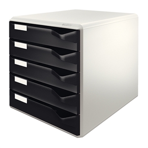 Leitz 5280 ladeblok / zwart / 5 laden