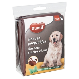 Dumil geparfumeerde hondenpoepzakjes / 30 stuks