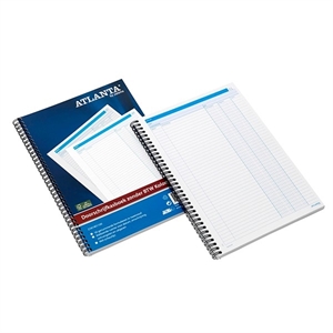 Atlanta doorschrijfkasboek / A4 / twee geldkolommen / 2 x 50 vel