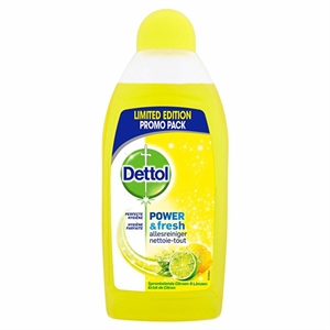 Dettol Power & Fresh allesreiniger / citroen / 500 ml