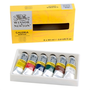 Winsor & Newton Galeria acrylverf tubes | 60 ml | 6 stuks