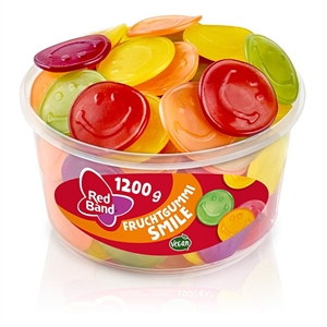 Red Band Winegum Smiles | 100 stuks