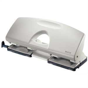 Leitz 5012 perforator / staal & aluminium / grijs / 4-gaats / tot 25 vel