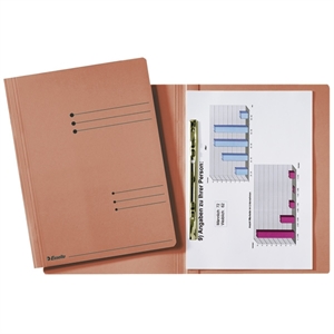 Esselte map met schuifdeklijst / rood / A4 / 50 stuks