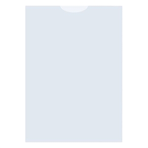 Kangaro K-44031 zichtmap U-model / A7 / transparant / generfd / 120 micron / 25 stuks