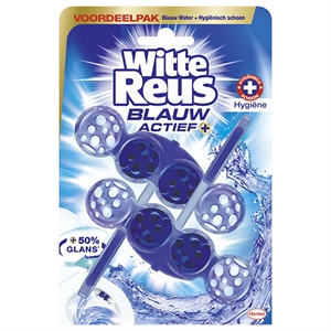 Witte Reus Blauw Actief Toiletblok / Hygiëne / 100 gram