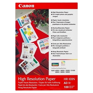 Canon HR-101N hoog resolutie papier / A3 / 106 gr. / 100 vel