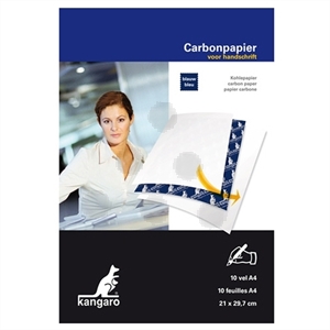 Kangaro carbonpapier / A4 / blauw / 10 vel