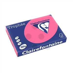Clairefontaine papier / fuchsia / A3 / 160 gr. / 250 vel