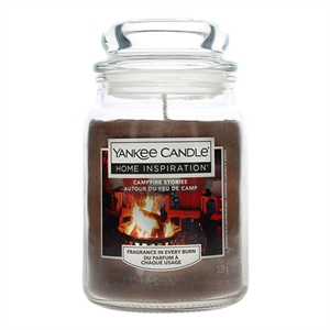 Yankee Candle Home Inspiration geurkaars / Campfire Stories / Large Jar / 538 g