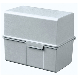 HAN kaartenbak / A7 / lichtgrijs / 300 kaarten